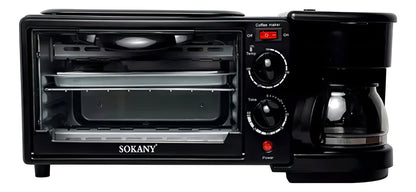 Horno Electrico Tostador Sokany Cafetera